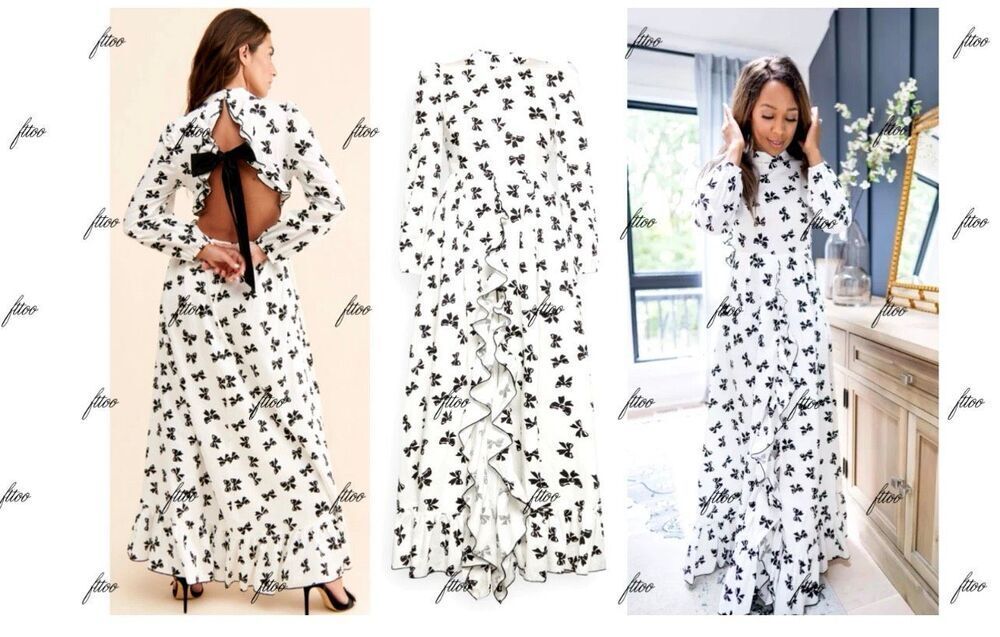 SISTER JANE MAXI DRESS BROOKLYN DREAM BOW RUFFLE IRINA FROU FROU HAVEN